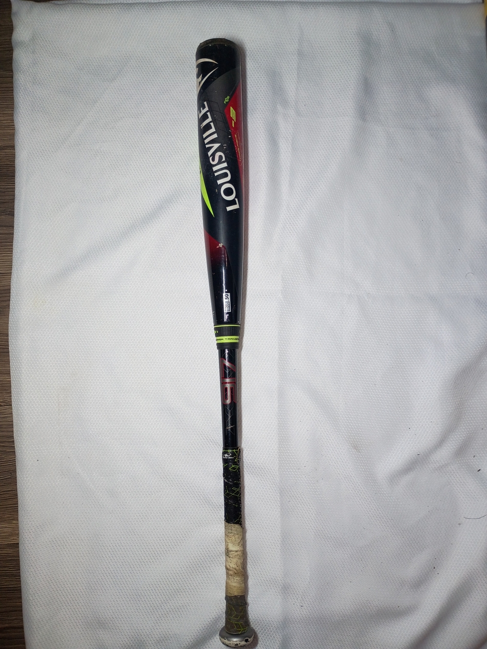 Louisville Slugger Youth Baseball Bat - Black with Red & Lime Accents